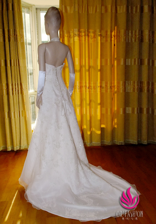 Orifashion HandmadeReal Custom Made Lace Wedding Dress RC118